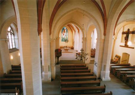 S2 Expo Nr. 112, Alfeld, Nicolai-Kirche, Innenraum nach Osten, um 2000, um 2000