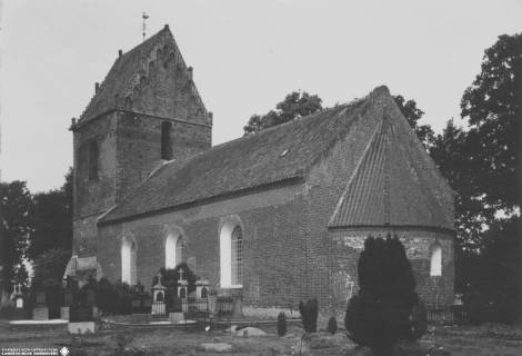 S2 Nr. 3637, Backemoor, Vincentius-Kirche, um 1953, um 1953