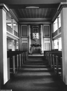 S2 A 51 Nr. 16, Bakede, Kirche, Altarraum, um 1960, um 1960
