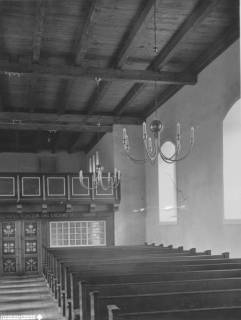 S2 Nr. 3644, Balje, Marien-Kirche, Innenraum nach Westen, o.D., ohne Datum