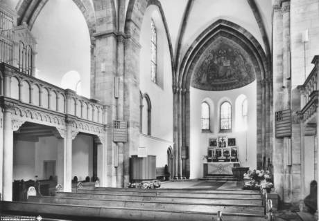 S2 Nr. 18487, Barsinghausen, Klosterkirche St. Marien, Inneraum nach Osten, 1972, 1972