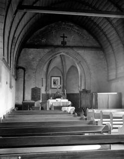 S2 Witt Nr. 206, Behrensen (KK Uslar), Kapelle, Altarraum, Juni 1951, 1951