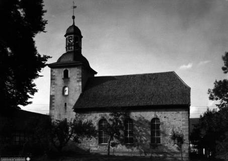 S2 A 48 Nr. 12, Beienrode (KK Göttingen) , Bartholomai-Kirche, um 1953, um 1953