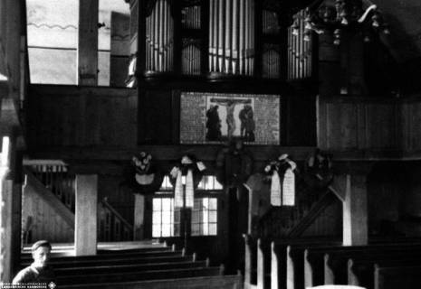 S2 A 24 Nr. 51, Benterode, Kirche, Orgelempore, um 1953, um 1953
