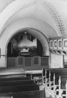 S2 Nr. 7815, Bexhövede, Johannes-der-Täufer-Kirche, Innenraum nach Westen, 1951, 1951