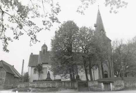 S2 Nr. 7820, Bierbergen, Kirche, um 1950, um 1950