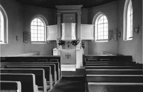 S2 A 18 Nr. 14, Binnen, Kirche, Altarraum, um 1960, um 1960