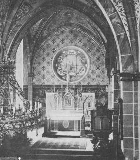 S2 Nr. 3527, Bodenwerder, Nicolai-Kirche, Altarraum, um 1900, um 1900