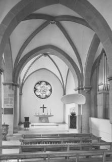 S2 Nr. 18498, Bodenwerder, Nikolai-Kirche, Altarraum, um 1975, um 1975
