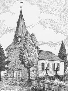 S2 Nr. 7866, Bönnien, Christus-Kirche, 1953, 1953
