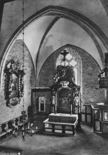 S2 Nr. 19420, Börstel, Klosterkirche St. Marien, Altarraum, nach 1965, 1965