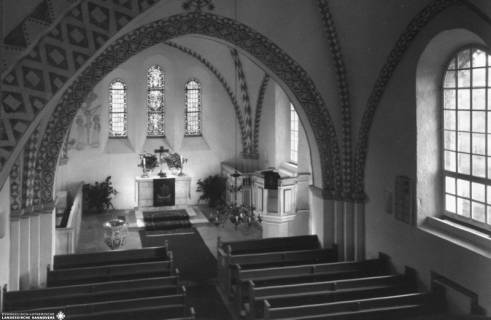 S2 A 18 Nr. 18, Borstel - Penningsehl, Nicolai-Kirche, Altarraum, um 1960, um 1960