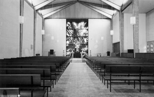 B2 G9 Bremerhaven-Michaelis 03, Bremerhaven-Lehe, Michaelis-Kirche, Altarraum, 1962, 1962