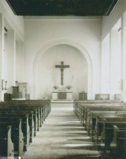 S2 Nr. 15354, Brinkum, Heilig-Kreuz-Kirche, Altarraum, 1955, 1955