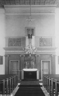 S2 Nr. 7903, Brockum, (alte) Kirche, Altarraum, 1960, 1960