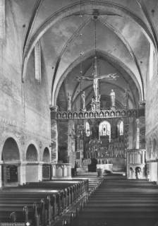 S2 Nr. 19471, Bücken, Stiftskirche St. Materniani et St. Nicolai, Innenansicht nach Osten, o.D., ohne Datum