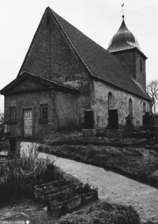 S2 A 18 Nr. 15 - 16, Bühren (KK Nienburg), Kirche, um 1960, um 1960