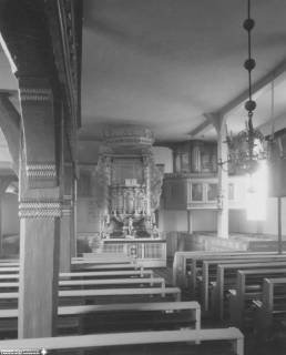 S2 Witt Nr. 877, Burlage, Marien-Kirche, Altarraum, April 1956, 1956