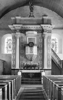 S2 Nr. 8031, Cappel, Peter-und-Paul-Kirche, Altarraum (alter Zustand), o.D., ohne Datum