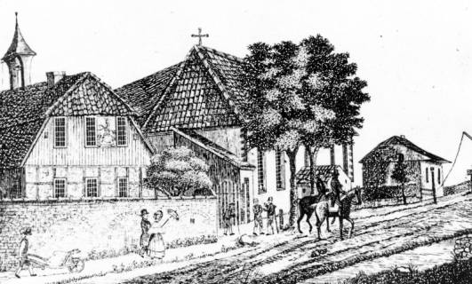 S2 Nr. 8063, Celle-Blumlage, Georgs-Kirche und Hospital, o.D., ohne Datum
