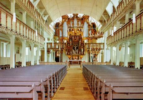 S2 Nr. 2574, Clausthal, Marktkirche "Zum Heiligen Geist", Innenraum nach Osten, o.D., ohne Datum