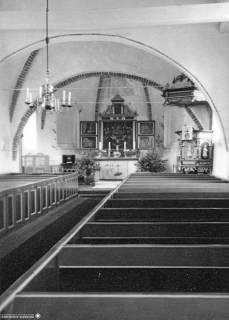 S2 Witt Nr. 1264, Collinghorst, Kirche, Altarraum, Juni 1959, 1959