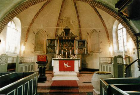 S2 Nr. 13810, Collinghorst, Kirche, Altarraum, o.D., ohne Datum