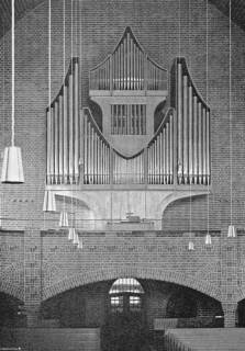 S2 Nr. 14828, Cuxhaven, Petri-Kirche, Orgelempore, um 1975, um 1975