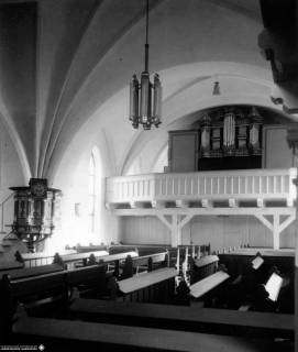 S2 Witt Nr. 753, Daverden, Kirche, Innenraum nach Süden, Juli 1955, 1955