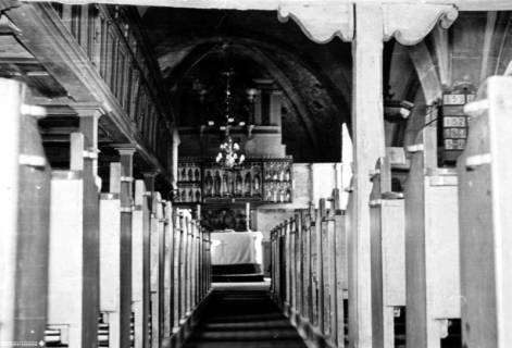 S2 Nr. 18866, Deckbergen, St. Petri Kirche, Altar und Orgel, ohne Datum