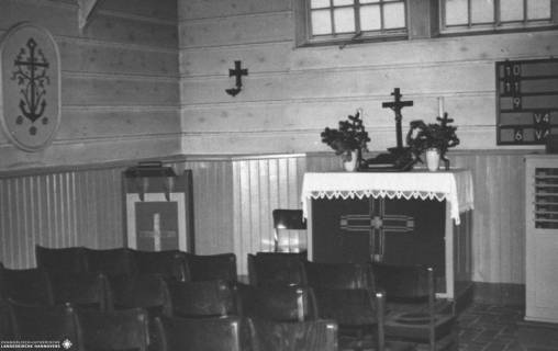 S2 A 23 Nr. 8-9, Devese, Kapelle, Altarraum, um 1960, um 1960