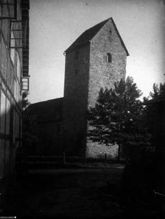 S2 Nr. 8141, Dielmissen, Nicolai-Kirche, Turm, 1948, 1948