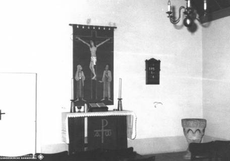 S2 A 23 Nr. 26, Ditterke, Kapelle, Altarraum, um 1960, um 1960