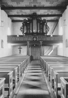 S2 Witt Nr. 902, Dunum, Kirche, Orgelempore, April 1956, 1956