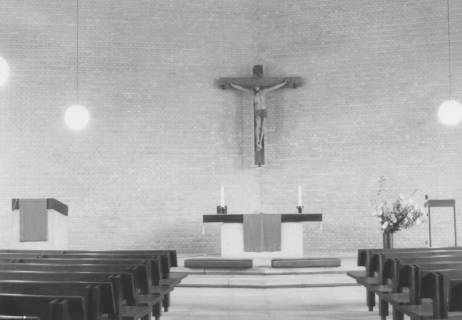 S2 Nr. 18997, Einbeck, Neustädter Kirche St. Marien, Altar, 1974, 1974