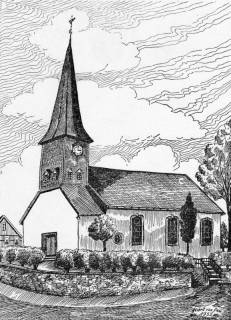 S2 Nr. 8662, Hary, Kirche, 1952, 1952