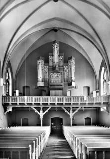 S2 Nr. 8718, Moritzberg, Christus-Kirche, Orgelempore, 1973, 1973