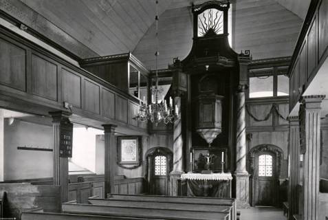 S2 Nr. 15685, Hohnsen, Kirche, Altarraum, 1936, 1936