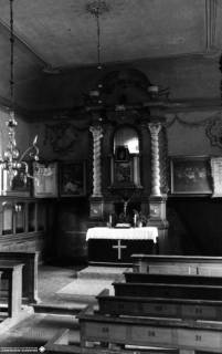 S2 A 35 Nr. 62, Imsen, Kirche, Altarraum, um 1960, um 1960