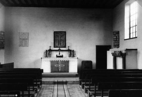 S2 A 35 Nr. 92, Irmenseul, Kapelle, Altarraum, um 1960, um 1960