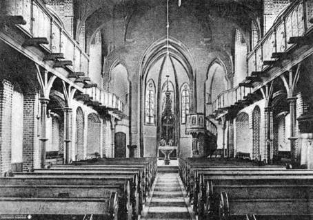 S2 Nr. 9410, Isenbüttel, Kirche, Altarraum, um 1953, um 1953