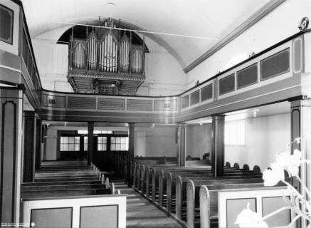 S2 Witt Nr. 93, Lamspringe, Kirche, Orgelempore, Mai 1950, 1950