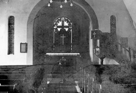 S2 Nr. 15250, Langholt, Kirche, Altarraum, 1933, 1933