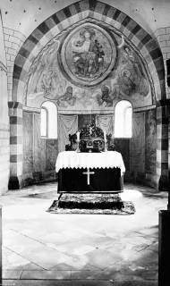 S2 Nr. 11627, Mahlerten, Bartholomäus-Kirche, Altarraum,um 1931 , um 1931