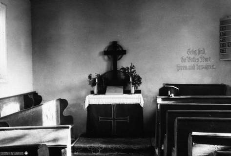 S2 A 49 Nr. 12, Mölme, Kapelle, Altarraum, vor 1957, vor 1957