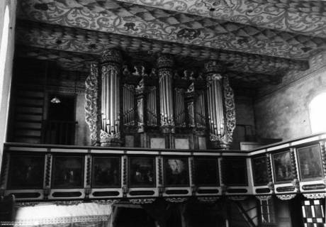 S2 A 49 Nr. 60, Nettlingen, Kirche, Orgelempore, vor 1957, vor 1957