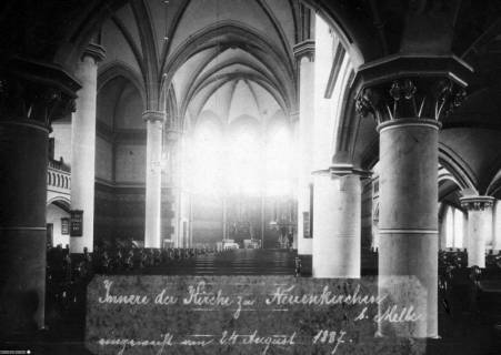 S2 Nr. 9934, Neuenkirchen (Melle), Christophorus-Kirche, Altarraum, um 1887, um 1887