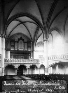 S2 Nr. 9933, Neuenkirchen (Melle), Christophorus Kirche, Orgelempore, um 1887, um 1887