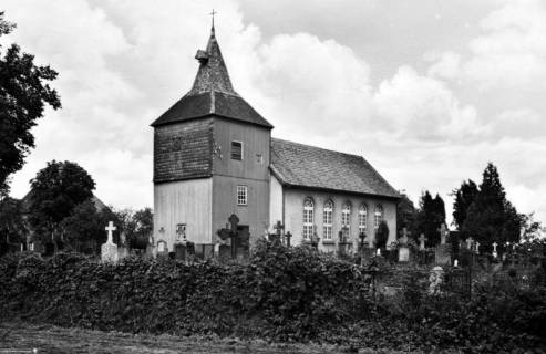 S2 Nr. 10138, Obershagen, Kirche, um 1948, um 1948