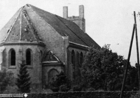 G9 Ostrhauderfehn I S.7/04, Ostrhauderfehn, Kirche, o. D. (nach April 1945, vor 1948), ohne Datum